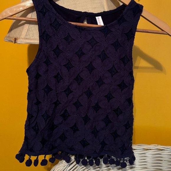 ❤️ fringe boho floral embroidered top - Picture 1 of 3